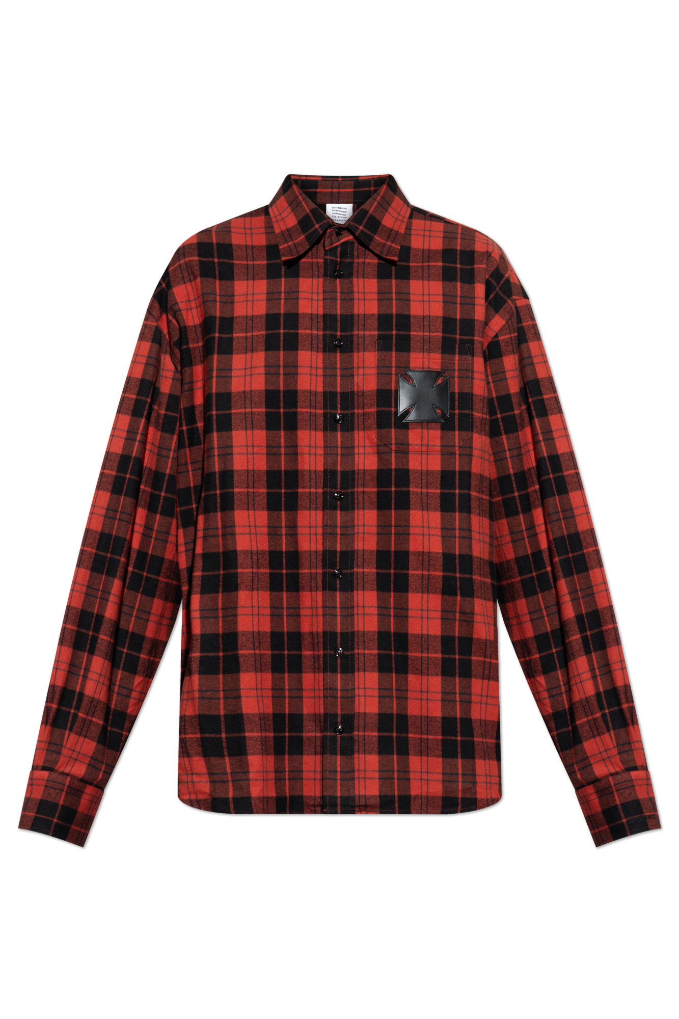 VETEMENTS Checked pattern shirt | Men's | Vitkac